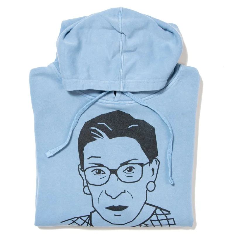 Tech - friendly men hoodie with a built - in headphone jack Tech - friendly men hoodie with a built - in headphone jack RBG Ruth Bader Ginsburg Face Pullover Hoodie