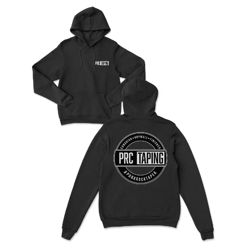 Water - resistant men hoodie for rainy days Water - resistant men hoodie for rainy days PRC Taping Black Hoodie