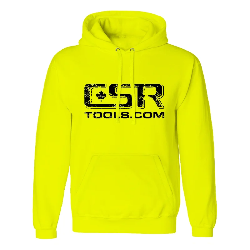 Plus - size men hoodie with a roomy fit for comfort Plus - size men hoodie with a roomy fit for comfort CSR Men's ATC Hi-Vis Yellow Hoodie