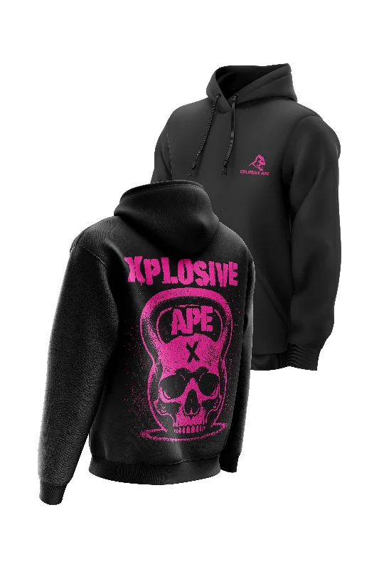 Camouflage - pattern men hoodie for outdoor enthusiasts XAPE Pistol Hoodie - Black