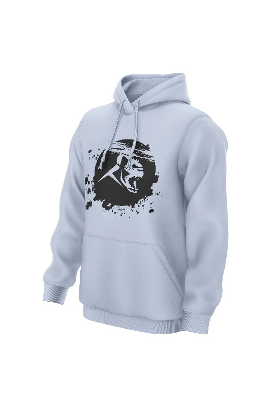 Camouflage - pattern men hoodie for outdoor enthusiasts XAPE Rumble Hoodie - Light Blue