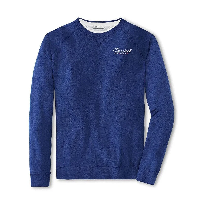Men hoodie with a kangaroo pocket and ribbed cuffs Peter Millar x Barstool Golf Lava Wash Crewneck Men hoodie with a kangaroo pocket and ribbed cuffs Peter Millar x Barstool Golf Lava Wash Crewneck