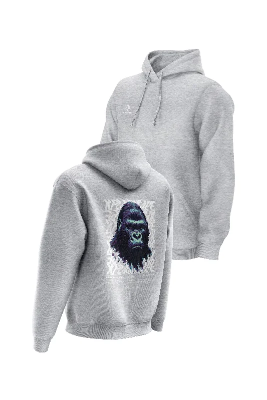Water - resistant men hoodie for rainy days XAPE Give Everything Hoodie - Grey