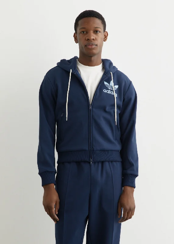 Camouflage - pattern men hoodie for outdoor enthusiasts x Wales Bonner Track Hoodie