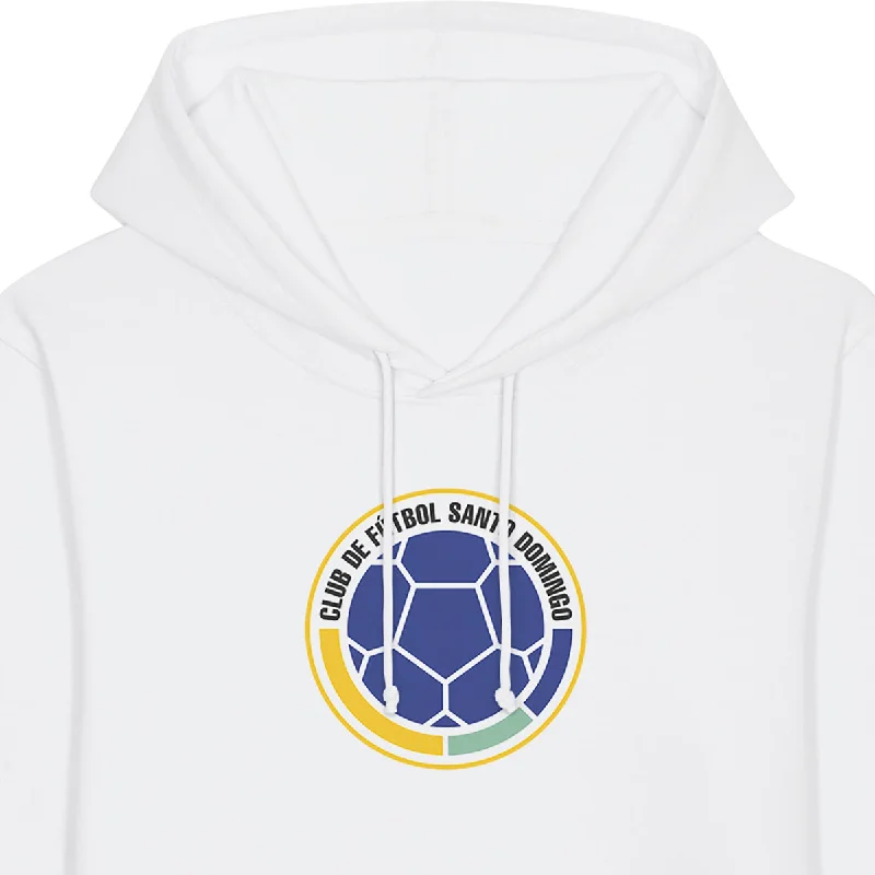 Oversized men hoodie with dropped shoulders for a streetwear look Club De Futbol Santo Domingo Hoodie