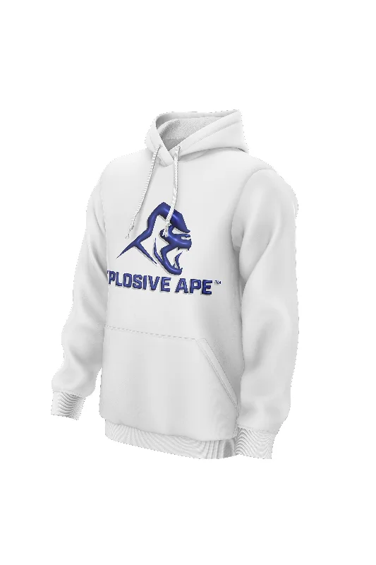 Lightweight men hoodie with mesh panels for breathability XAPE Alpha Hoodie - White