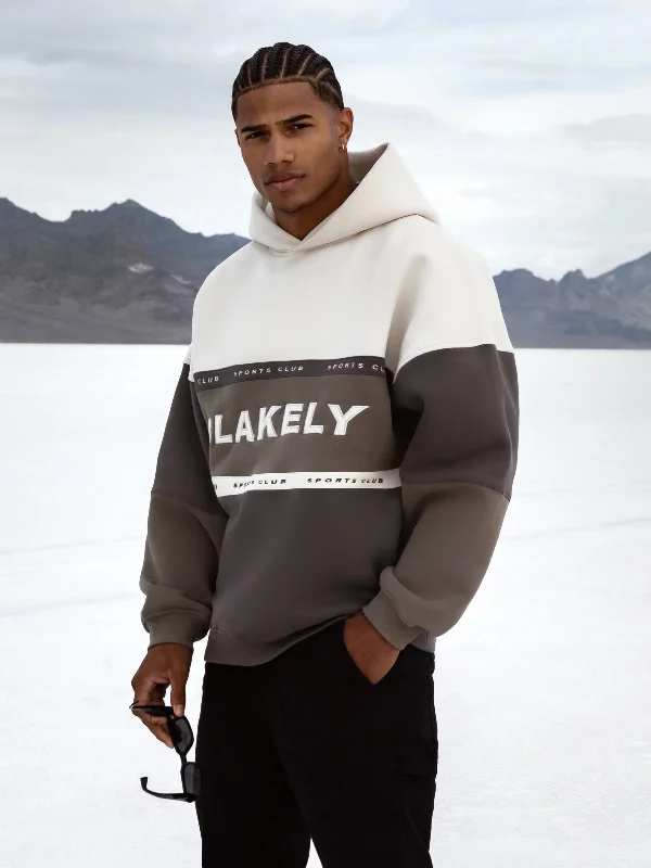 Organic cotton men hoodie for a sustainable and soft feel Alpine Relaxed Hoodie - Safari Green
