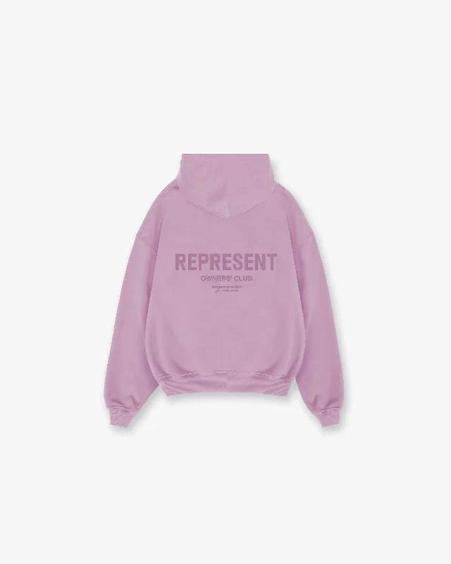Graphic - printed men hoodie with anime motifs for otaku fans Represent Owners Club Hoodie - Mid Purple