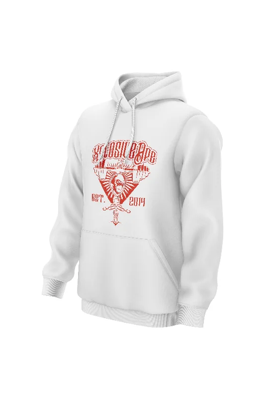 Thermal - insulated men hoodie for winter sports XAPE Grail Hoodie - White