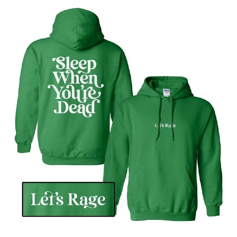 Halloween - themed men hoodie with spooky prints Let's Rage SWYD Hoodie