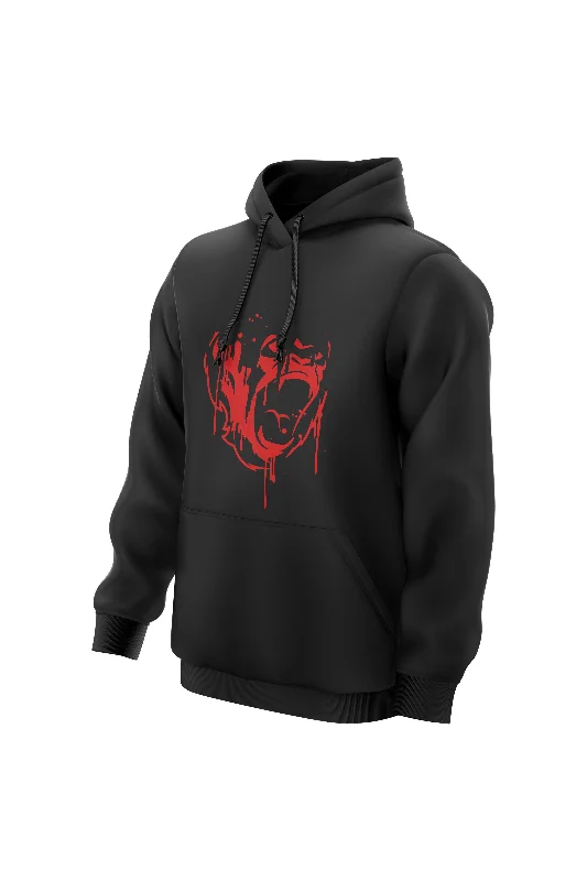 Thermal - insulated men hoodie for winter sports XAPE Splashback Hoodie - Black