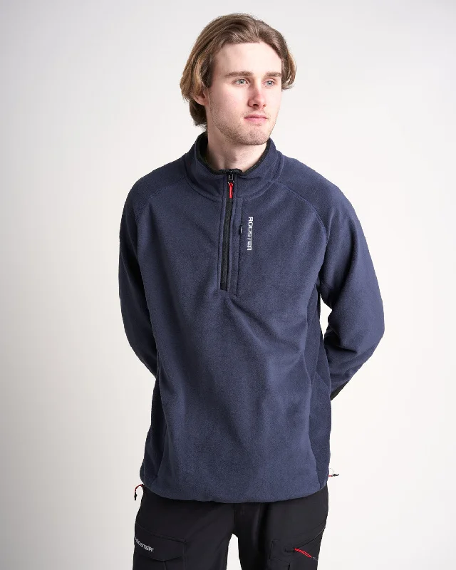 Retro - inspired men hoodie with a varsity logo Polartec Fleece
