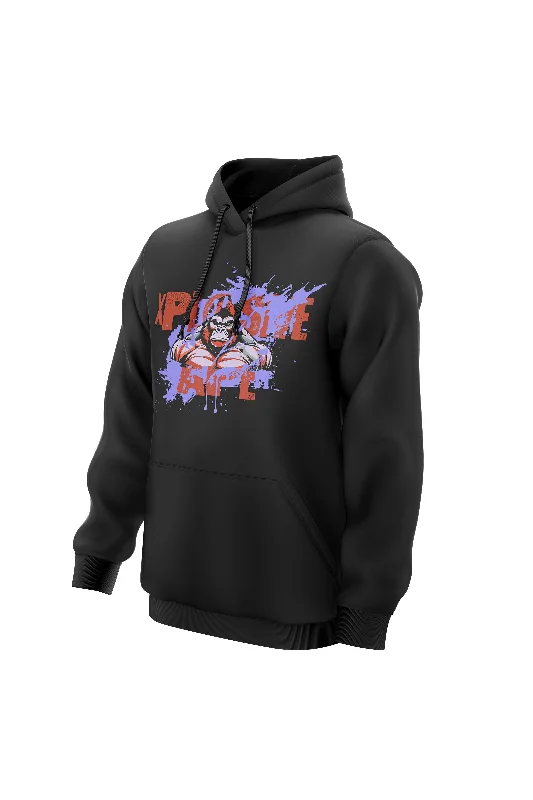 Luxury men hoodie made from cashmere - blend material XAPE Splatter V2 Hoodie - Black Luxury men hoodie made from cashmere - blend material XAPE Splatter V2 Hoodie - Black