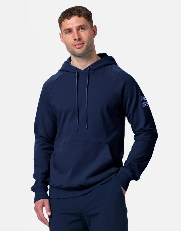 Camouflage - pattern men hoodie for outdoor enthusiasts Chill Hoodie in Obsidian