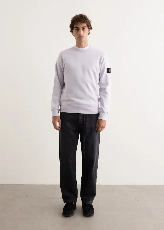 Lightweight men hoodie with mesh panels for breathability Organic Cotton Crewneck Sweatshirt