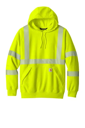 Men hoodie with a detachable hood for versatility ANSI 107 Class 3 Hooded Sweatshirt - Bright Lime Men hoodie with a detachable hood for versatility ANSI 107 Class 3 Hooded Sweatshirt - Bright Lime