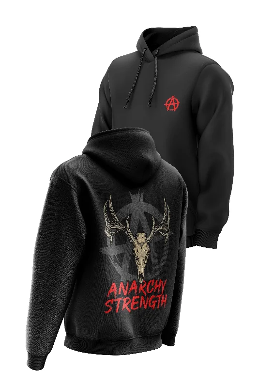 Water - resistant men hoodie for rainy days AS 'TUSK' HOODIE - BLACK