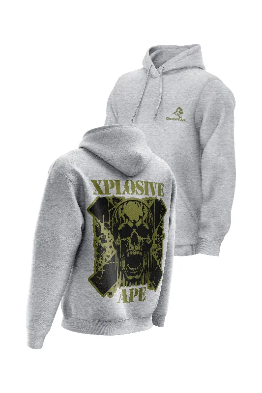 Thermal - insulated men hoodie for winter sports XAPE Commander Hoodie - Sports Grey