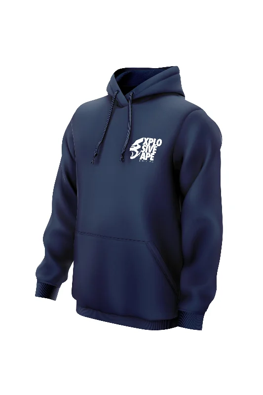 Camouflage - pattern men hoodie for outdoor enthusiasts XAPE Ultimate Ape Hoodie - Navy