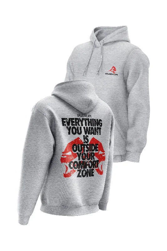 Thermal - insulated men hoodie for winter sports XAPE Zoned Hoodie - Sports Grey