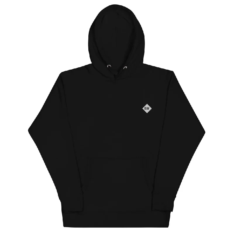 Organic cotton men hoodie for a sustainable and soft feel Black Diamond Hoodie