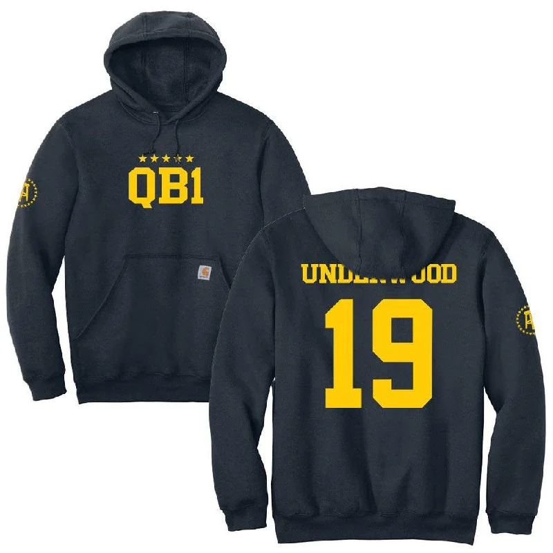 Fleece - lined men hoodie for extreme cold weather QB1 MI Premium Hoodie