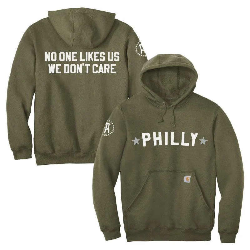 Slim - fit men hoodie to pair with skinny jeans No One Likes Us Premium Hoodie
