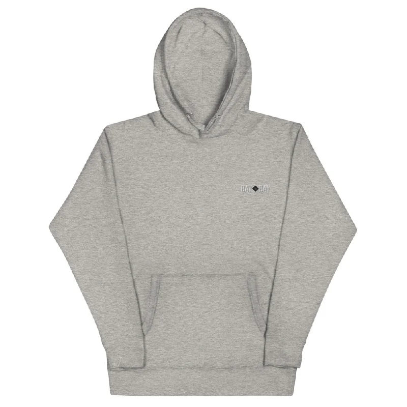 Organic cotton men hoodie for a sustainable and soft feel Grey Bay to Bay Hoodie