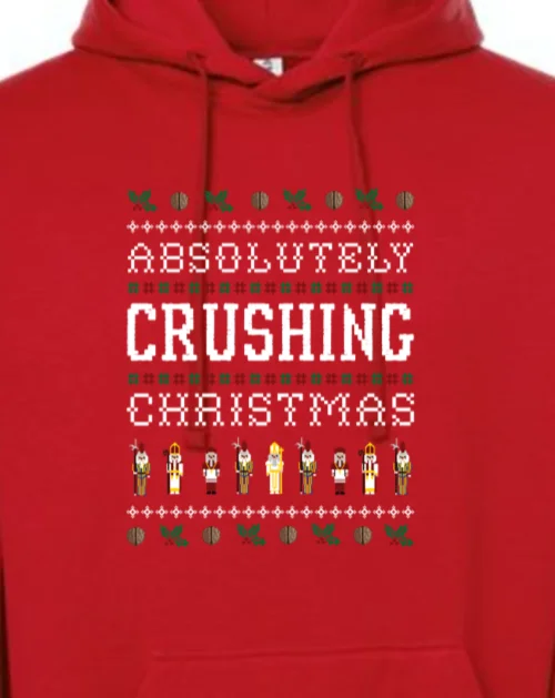 Thermal - insulated men hoodie for winter sports Absolutely Crushing Christmas - Hoodie Sweatshirt Thermal - insulated men hoodie for winter sports Absolutely Crushing Christmas - Hoodie Sweatshirt