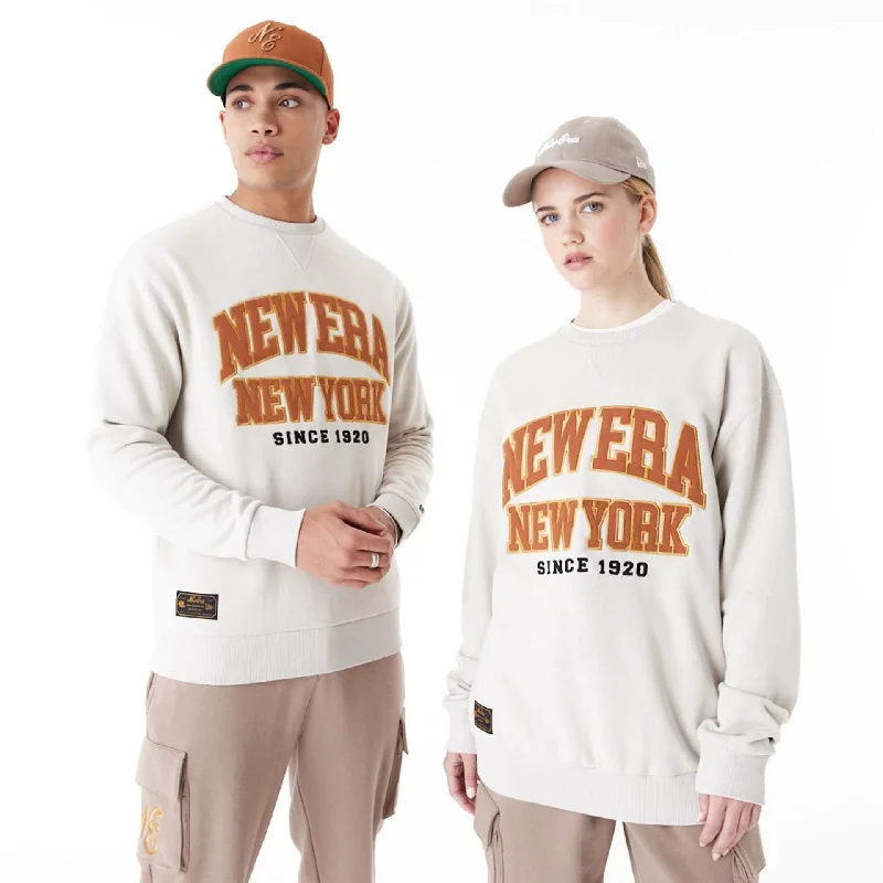Graphic - printed men hoodie with anime motifs for otaku fans New Era Arch Graphic Stone Crew Neck Sweatshirt Graphic - printed men hoodie with anime motifs for otaku fans New Era Arch Graphic Stone Crew Neck Sweatshirt