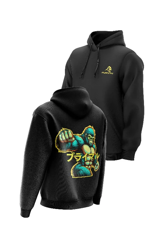 Camouflage - pattern men hoodie for outdoor enthusiasts XAPE Inferno V5 Hoodie - Black