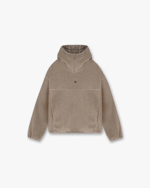 Thermal - insulated men hoodie for winter sports 247 Fleece Hoodie - Umber