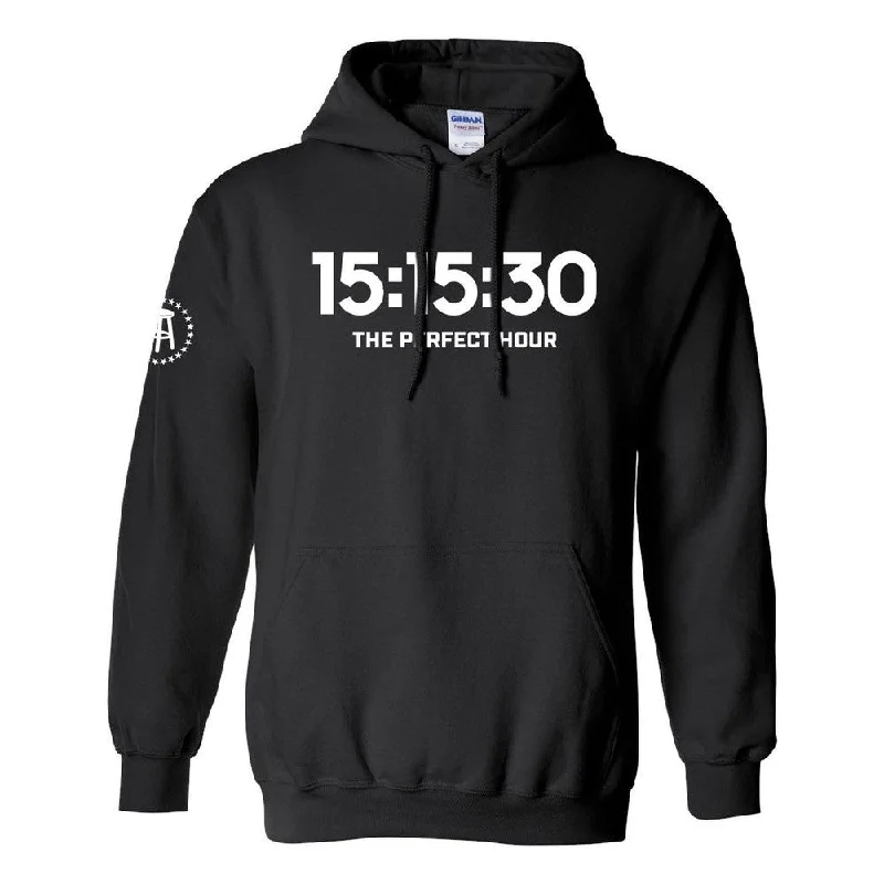 Lightweight men hoodie with mesh panels for breathability The Perfect Hour Hoodie
