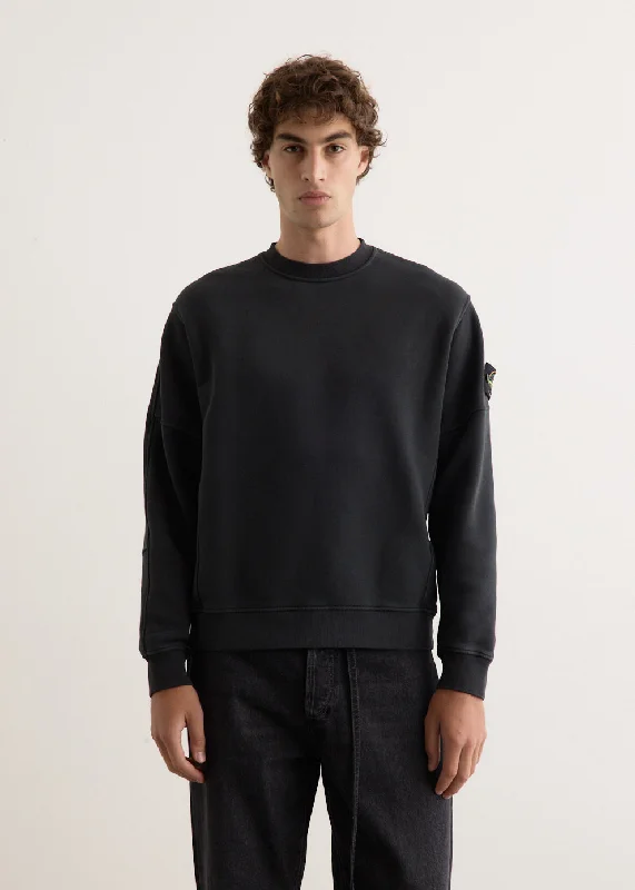 Organic cotton men hoodie for a sustainable and soft feel Organic Cotton Oversized Crewneck Sweat
