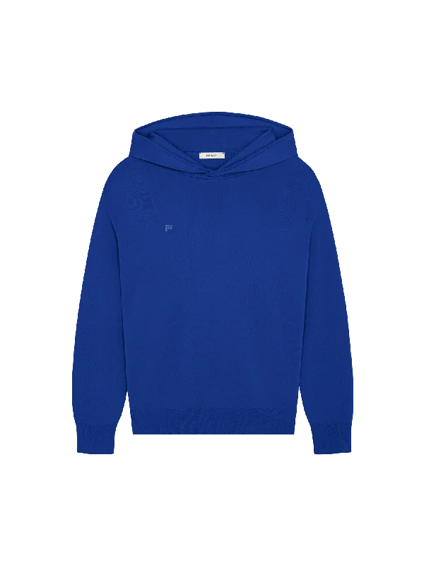 Graphic - printed men hoodie with anime motifs for otaku fans Mens DNA Regenerative Merino Wool Hoodie—earth blue Graphic - printed men hoodie with anime motifs for otaku fans Mens DNA Regenerative Merino Wool Hoodie—earth blue