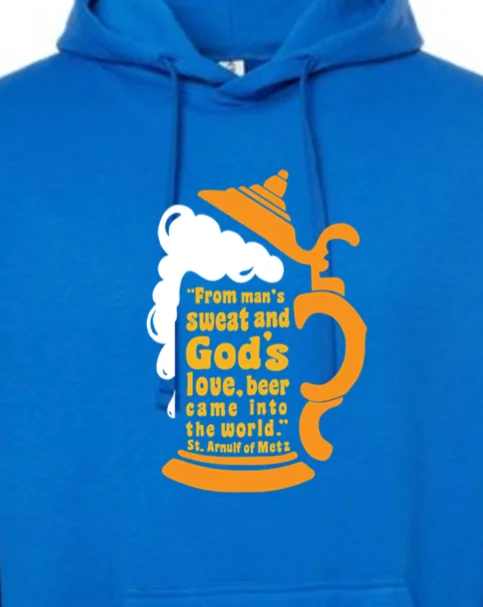 Zip - up men hoodie with multiple pockets for storage Beer Stein Quote - Hoodie Sweatshirt