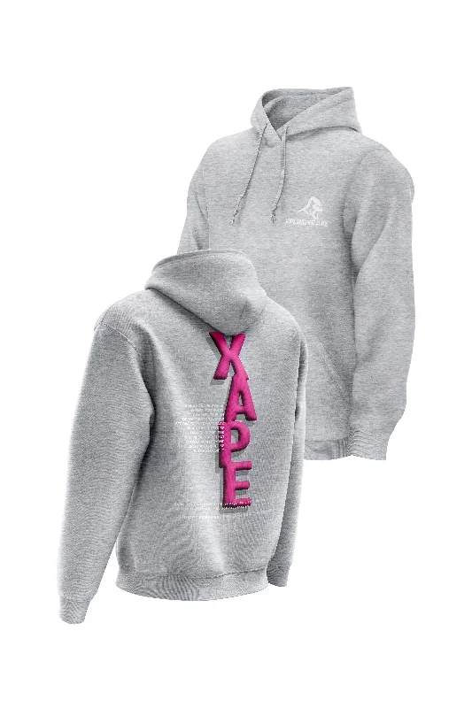 Slim - fit men hoodie to pair with skinny jeans XAPE Potential V2 Hoodie - Grey