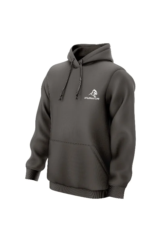 Luxury men hoodie made from cashmere - blend material XAPE Essential Hoodie - Charcoal Luxury men hoodie made from cashmere - blend material XAPE Essential Hoodie - Charcoal