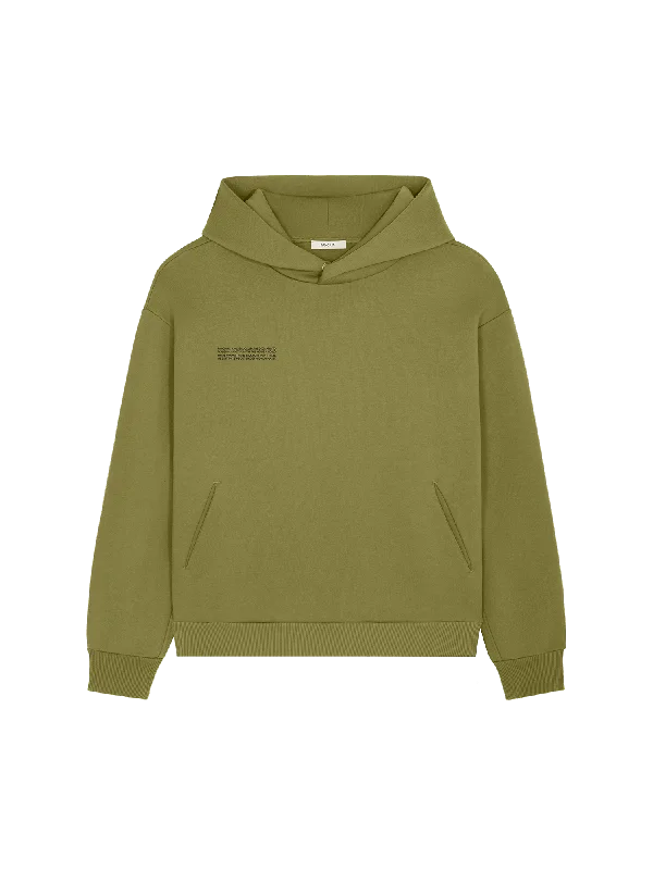 Plus - size men hoodie with a roomy fit for comfort Mens DNA Hoodie—highland green