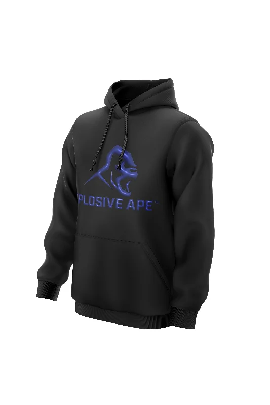 Slim - fit men hoodie to pair with skinny jeans XAPE Alpha Hoodie - Black