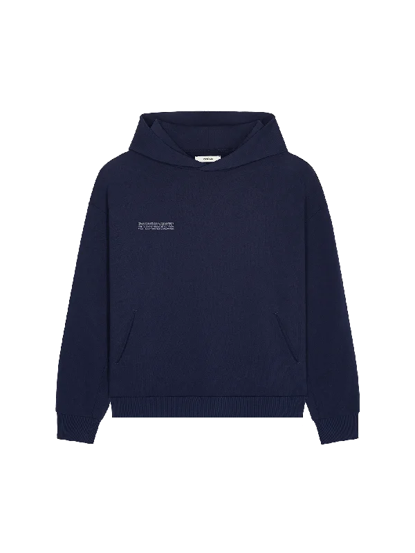 Men hoodie with a detachable hood for versatility Mens DNA Hoodie—navy