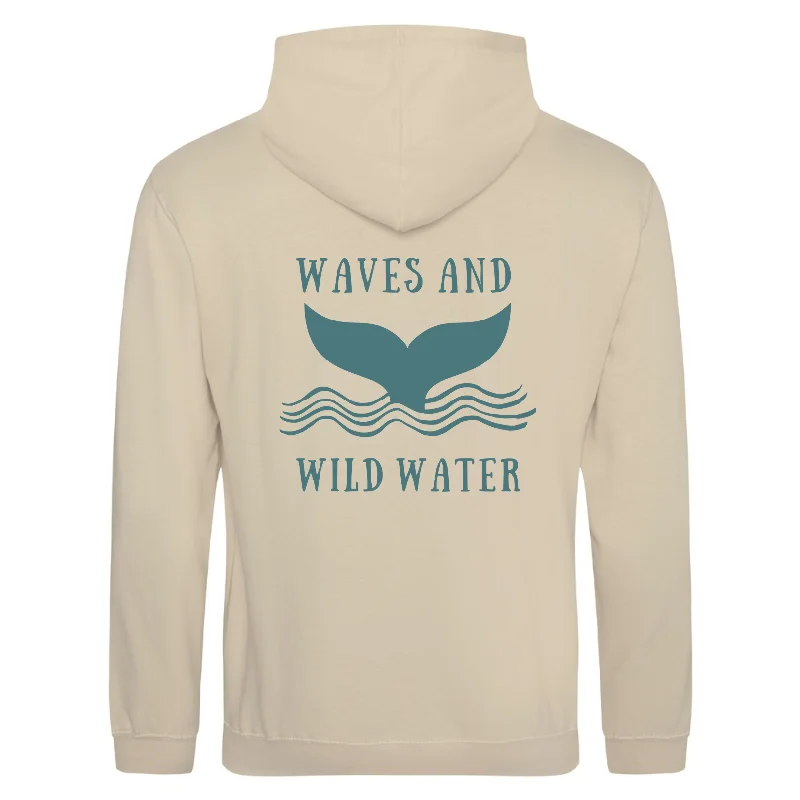 Fleece - lined men hoodie for extreme cold weather 'WAVES' Winter Swim Unisex Hoodie Fleece - lined men hoodie for extreme cold weather 'WAVES' Winter Swim Unisex Hoodie