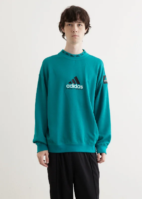 Tech - friendly men hoodie with a built - in headphone jack Equipment Reflective Crewneck Sweatshirt