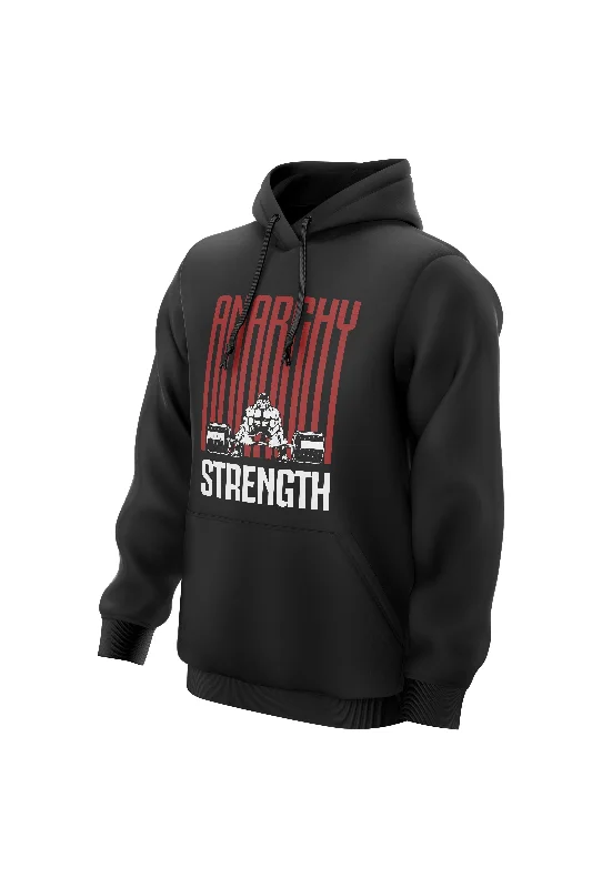 Slim - fit men hoodie to pair with skinny jeans AS Deadlift Hoodie - Black