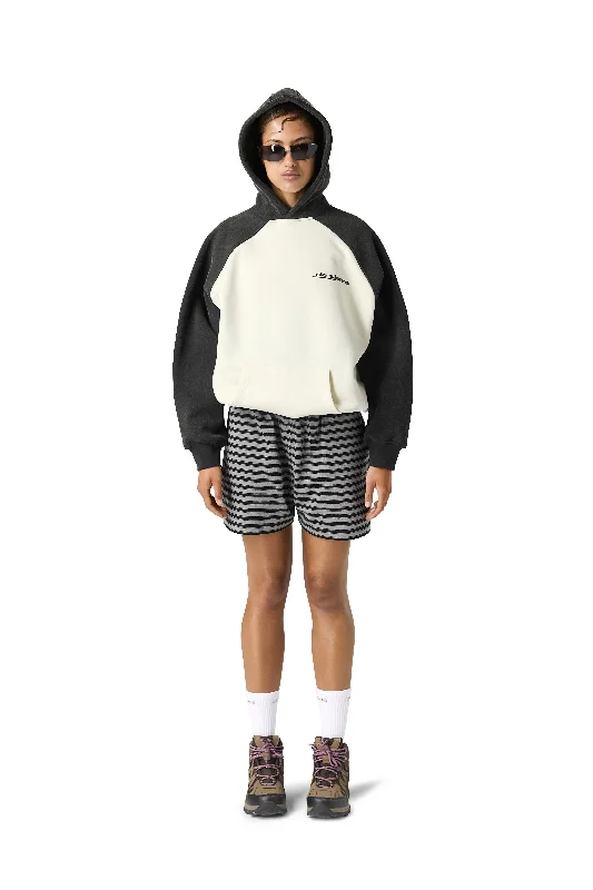 Graphic - printed men hoodie with anime motifs for otaku fans International Raglan Hoodie