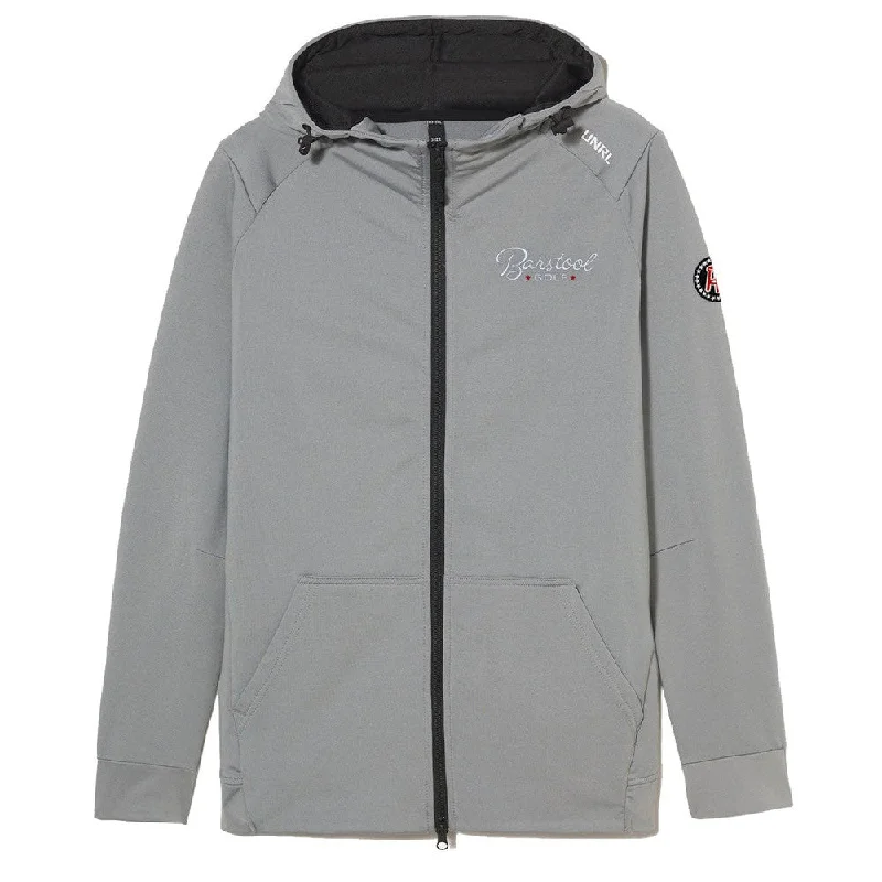 Men hoodie with a kangaroo pocket and ribbed cuffs UNRL x Barstool Golf Cross-Up Hoodie