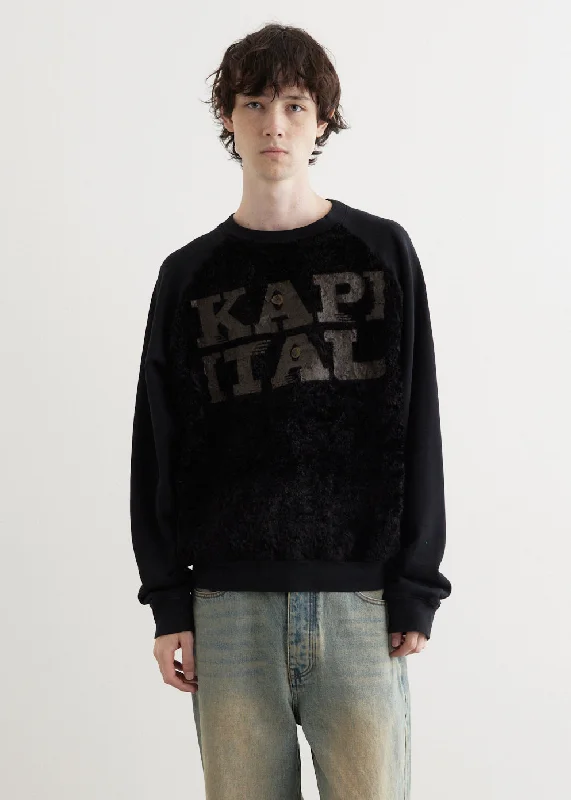Men hoodie with a kangaroo pocket and ribbed cuffs 30/-SWTxFur Grizzly Sweatshirt (SPEAKEASY KAPITAL) Men hoodie with a kangaroo pocket and ribbed cuffs 30/-SWTxFur Grizzly Sweatshirt (SPEAKEASY KAPITAL)
