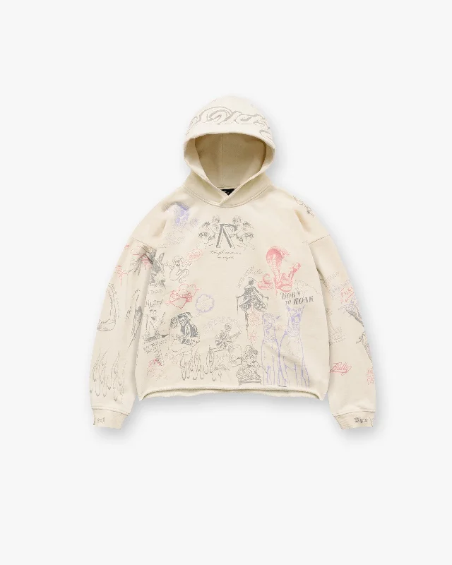 Plus - size men hoodie with a roomy fit for comfort Legacy Hoodie - Buttercream