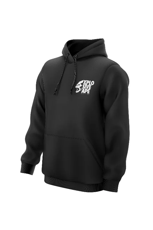 Slim - fit men hoodie to pair with skinny jeans XAPE Ultimate Ape Hoodie - Black