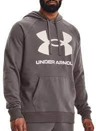 Luxury men hoodie made from cashmere - blend material UA Rival Fleece Big Logo HD